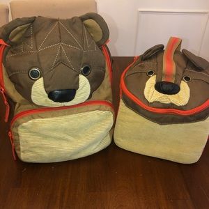 Baby gap backpack and insulated lunch bag